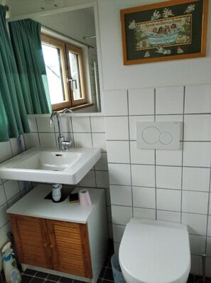 Douche, papier toilette