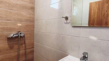 Hair dryer, towels