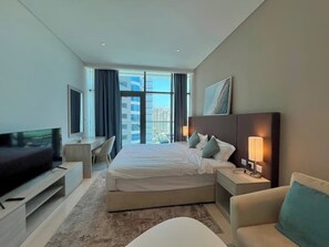 1 室のベッドルーム、アイロン / アイロン台、WiFi、ベッドシーツ