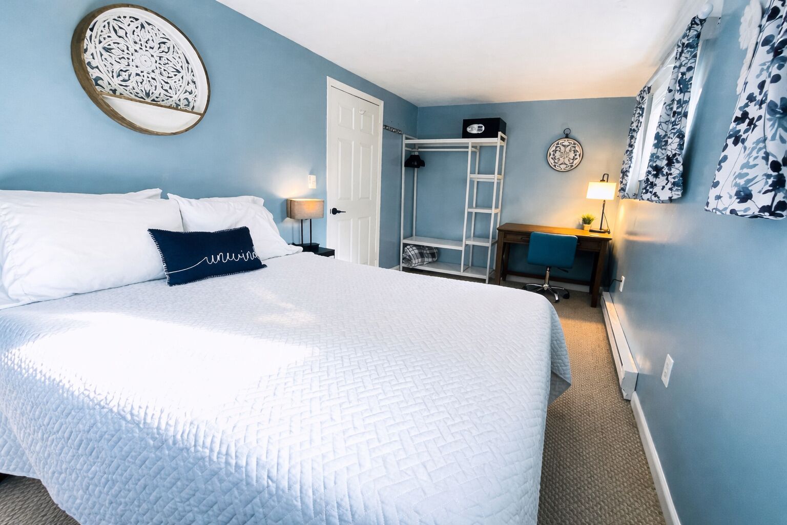 2 bedrooms, desk, free WiFi, bed sheets