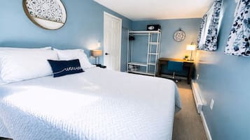 2 bedrooms, desk, free WiFi, bed sheets