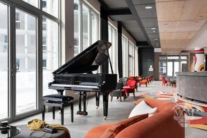 Interior - Wifi, 100m from resort center, fitness, swimming pool, sauna, hammam, balcony, parking, tv, 145m² (Flaine)