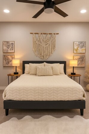 2 chambres, bureau, fer et planche à repasser, Wi-Fi