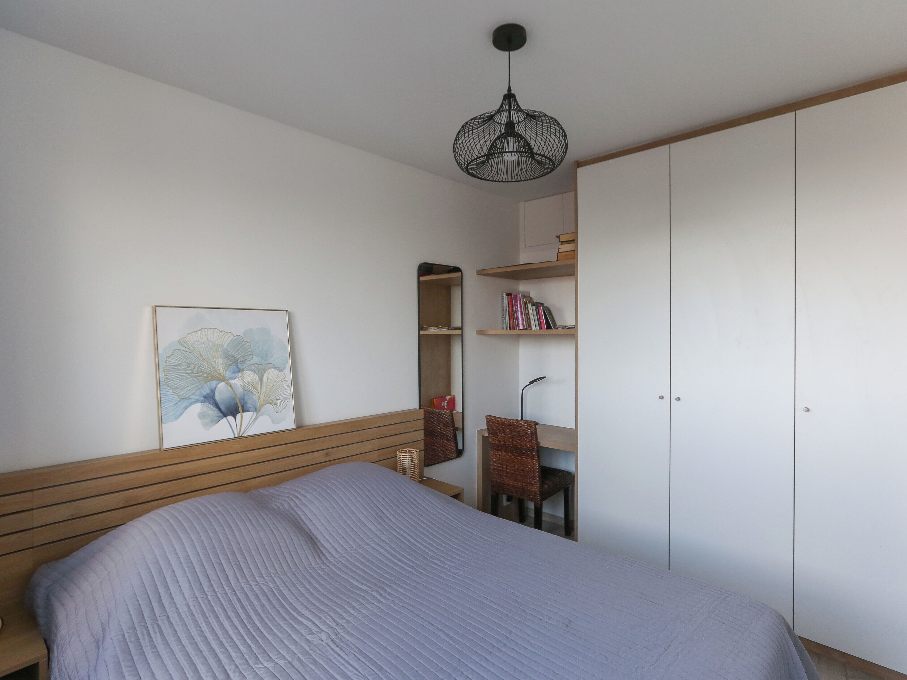 2 chambres, fer et planche à repasser, Wi-Fi, draps fournis