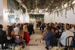 Área interna para casamento