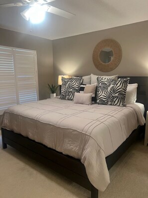 2 dormitorios, tabla de planchar con plancha, wifi y ropa de cama