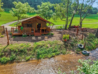 Experience nature, right by Hillsville, Va. a few ft from a stocked creek. 