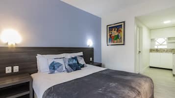 Apartamento luxo | 1 quarto, espaço de trabalho para notebook, Wi-Fi de cortesia