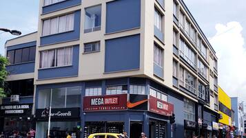 Overnatningsstedets facade