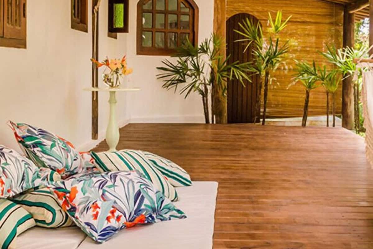 Deluxe-Vierbettzimmer, Gartenblick