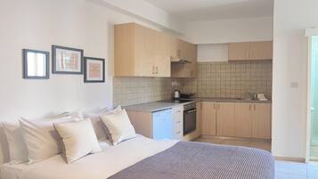 Luxury Studio, City View | Blackout drapes, iron/ironing board, free WiFi