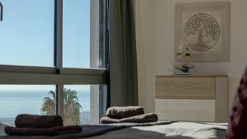 2 slaapkamers, een strijkplank/strijkijzer, gratis wifi, beddengoed