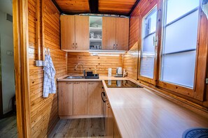 Fridge, oven, stovetop, toaster