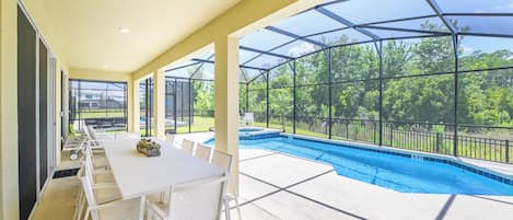 Indoor pool, outdoor pool