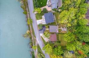 Aerial view - Cottage on the Water | Hot Tub | 15 min to Beach, Wineries, Niagara Falls |  (St. Catharines)