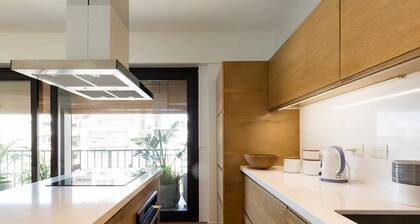 Cozy LUXURY 85m river park view apartment amazing Buenos Aires WiFi AC . Palermo