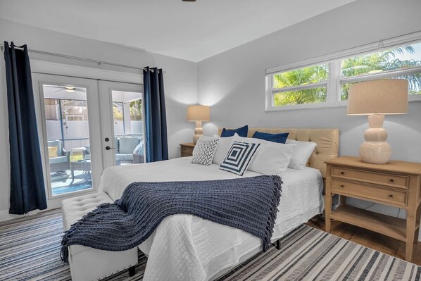 4 bedrooms, desk, iron/ironing board, free WiFi