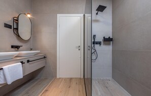 Shower, hair dryer