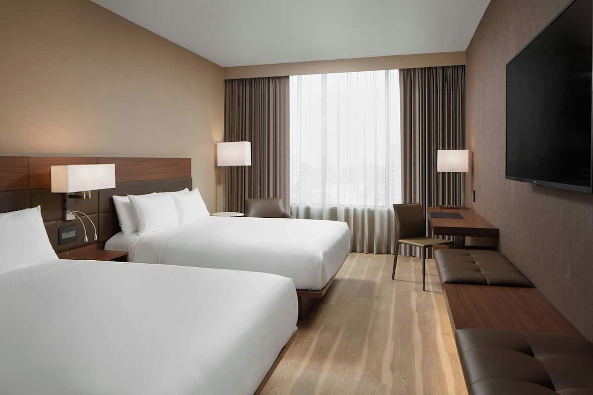 Standard Room, 2 Queen Beds, Non Smoking, City View