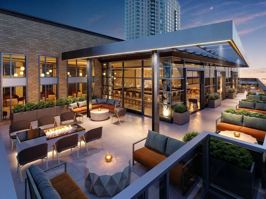 2 Bars/Lounges, Bar auf der Dachterrasse