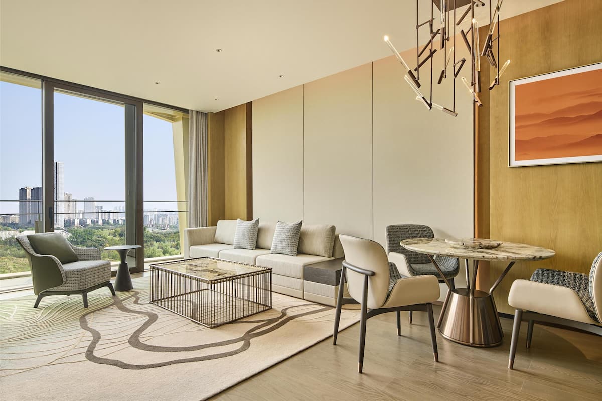 Suite Premium, 1 letto king | Area soggiorno
