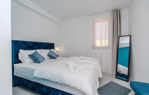 4 sovrum, värdeförvaringsskåp på rummet och strykjärn/strykbräda