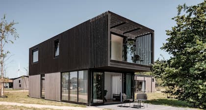 Luxurious Lodge in a Holiday Park