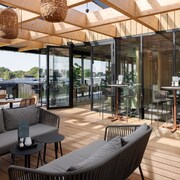Luxurious Lodge in a Holiday Park