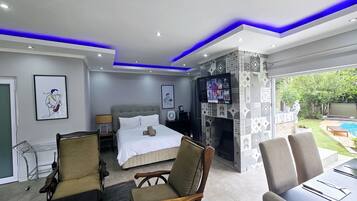 1 bedroom, premium bedding, memory-foam beds, individually decorated