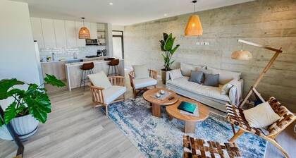 Cozy flat w/ Balcony View on the Lagoon, 5min from Kite Point & National Reserve