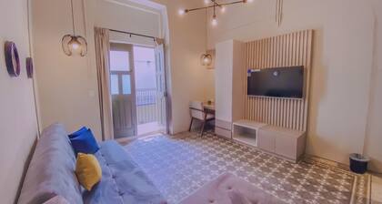 Cozy 1-bedroom suite in amazing Puebla with WiFi and living room with extra bed