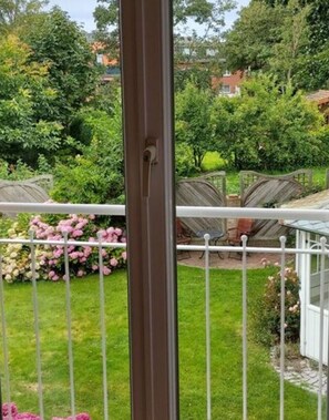 Blick von der Unterkunft