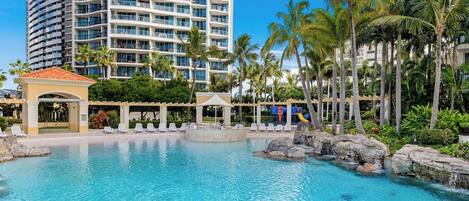 Indoor pool, a heated pool
