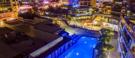 Indoor pool, a heated pool