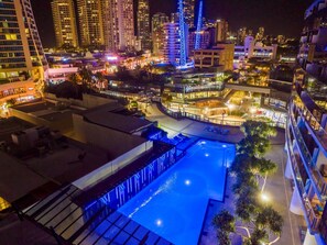 Indoor pool, a heated pool - Circle on Cavill Stunning Apartment 25FL (Surfers Paradise)