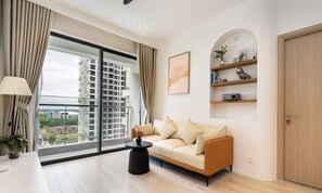 Luxury Apartment, 2 Bedrooms, Non Smoking | Living room - Yumy Homestay Grand Park City (Ho Chi Minh City)