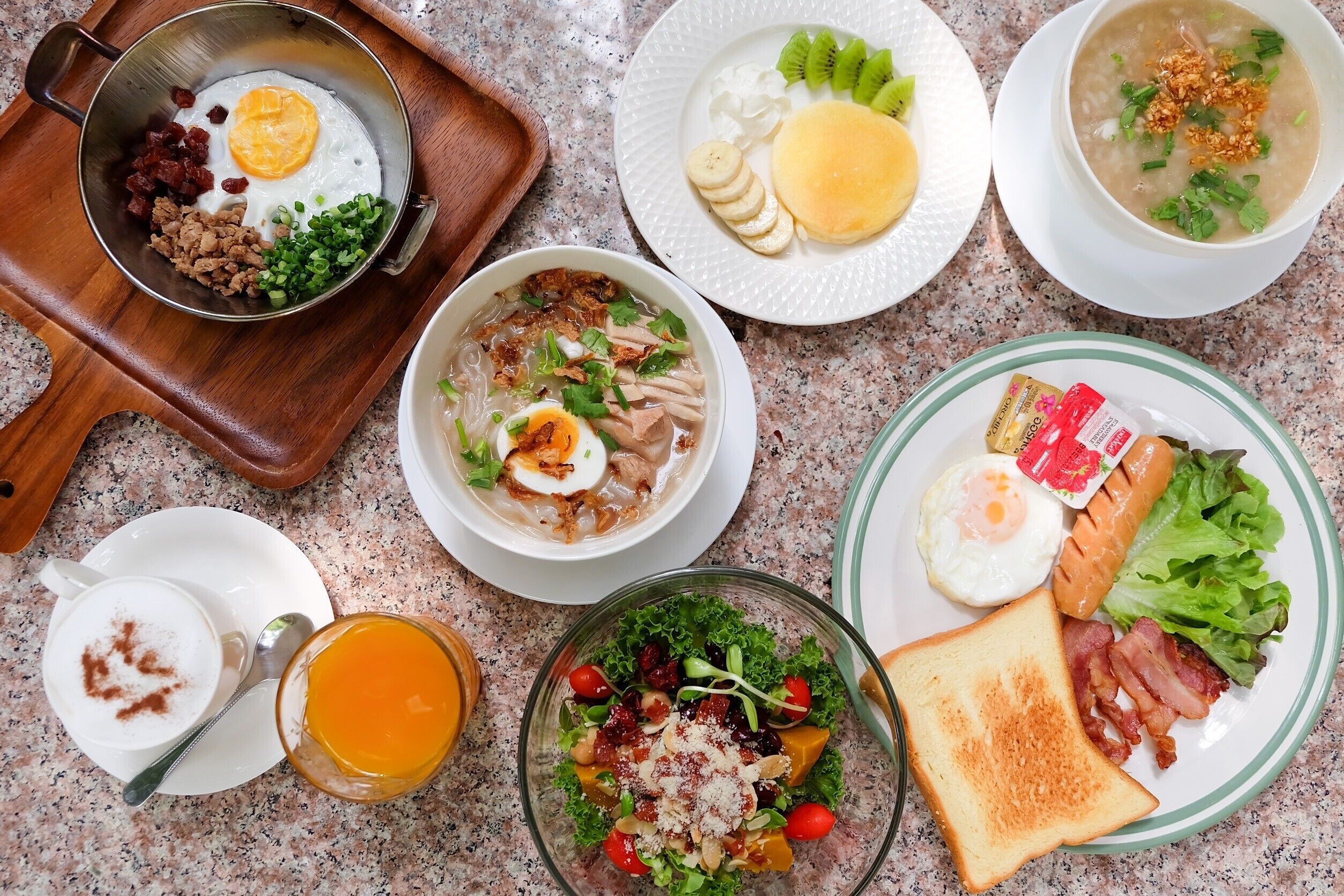 Repas de petit déjeuner