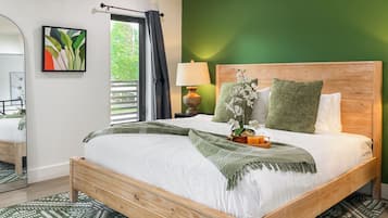 5 dormitorios, tabla de planchar con plancha, cuna de viaje