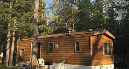50 Amp Back in Site at Evergreen Hollow. Lots of Space. Semi-private & Secluded