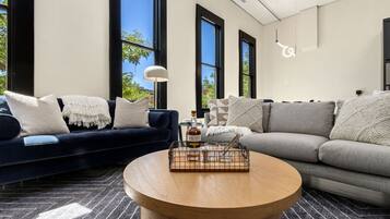 Apartment, Multiple Beds, Kitchen (249 Linden Street) | Living area | 42-inch flat-screen TV with digital channels