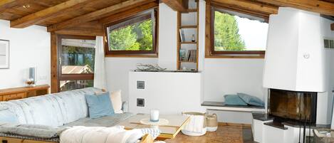 تلفزيون، مدفأة