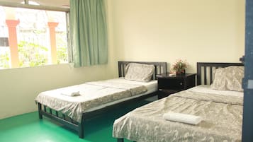 Standard Room, 2 Twin Beds, Non Smoking | 7 bedrooms, free WiFi, bed sheets