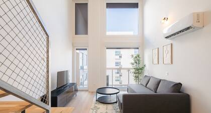 loft industrial con garaje de alquiler temporal