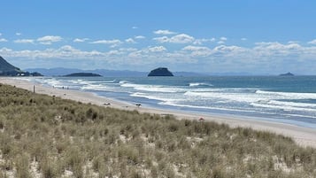 Na praia