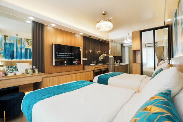 1 chambre, fer et planche à repasser, Wi-Fi, literie fournie