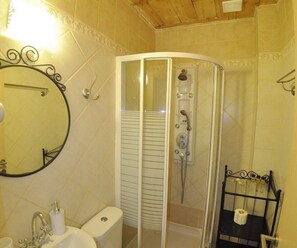 Een douche, een haardroger