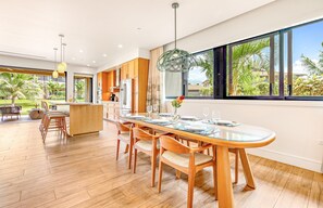 Dining - Maui Resort Rentals: Luana Garden Villas 18B – Modern 3BR Villa at Kaanapali’s Newest Luxury Residences! (Lahaina)
