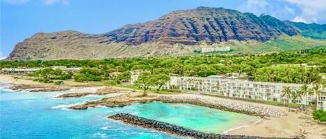 Sun loungers, beach towels