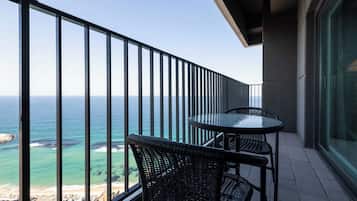 Zimmer, 1 Schlafzimmer, Balkon, Meerblick (Self Check-in) | Terrasse/Patio