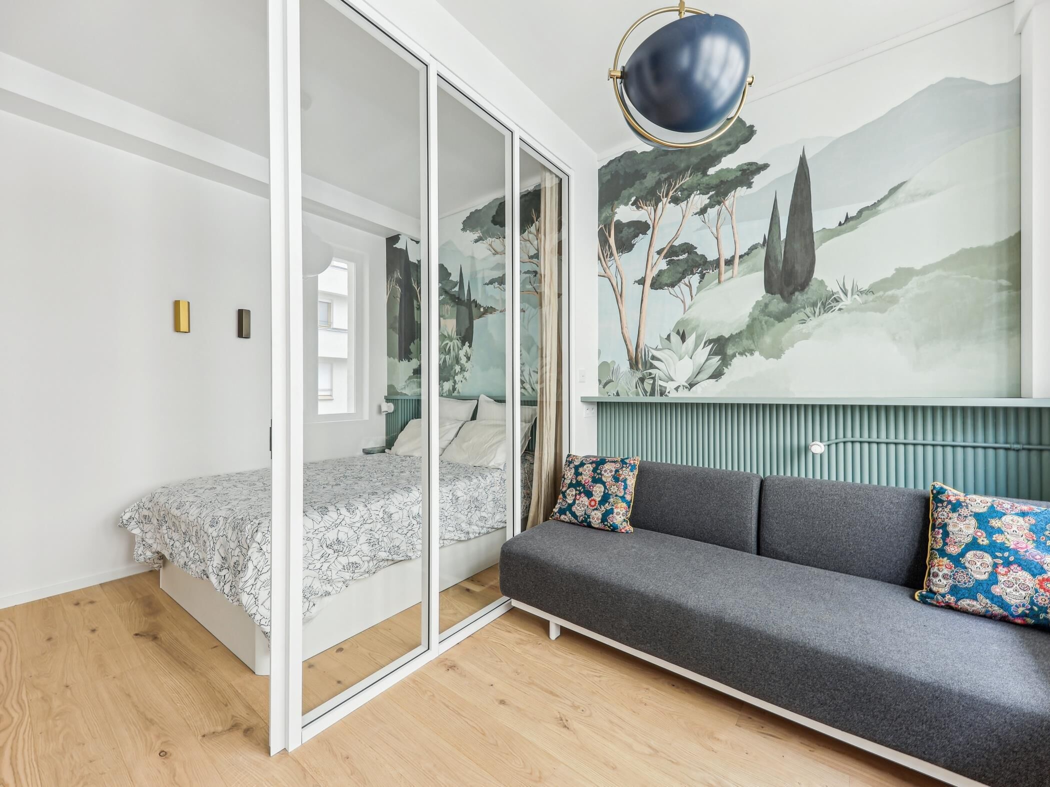 1 dormitorio, tabla de planchar con plancha, Internet